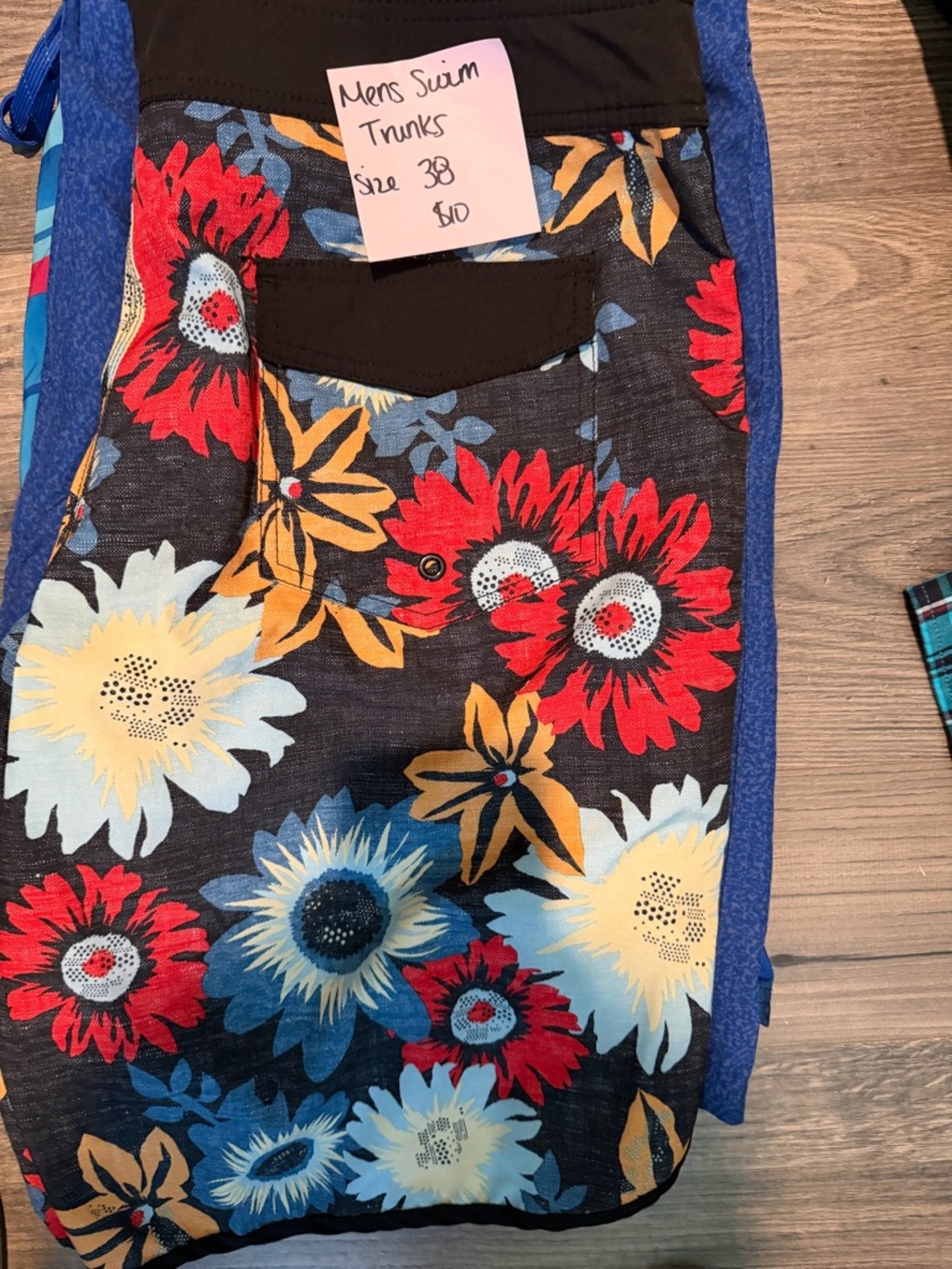 Men's Floral Swim Trunks - Bright Multi